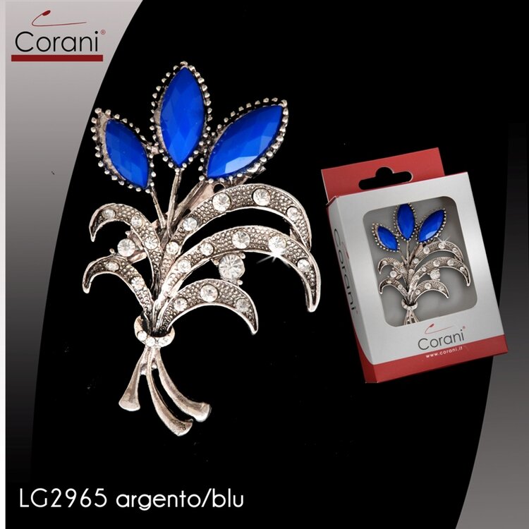 Corani cod. LG2965 argento-blu. 